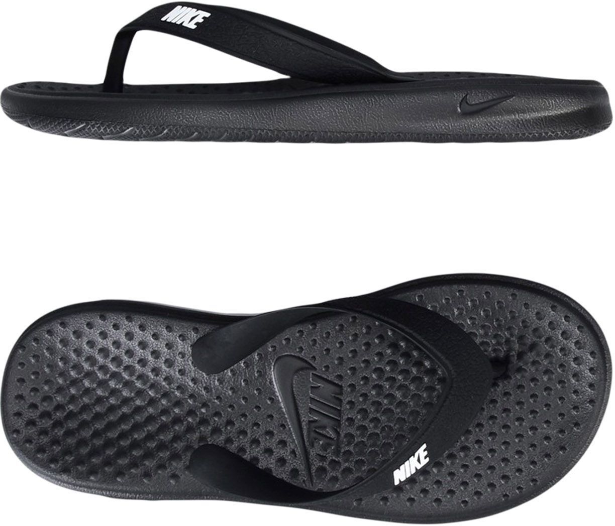 Nike Sandalias de dedo Niño Negro 28,29.5 Niño