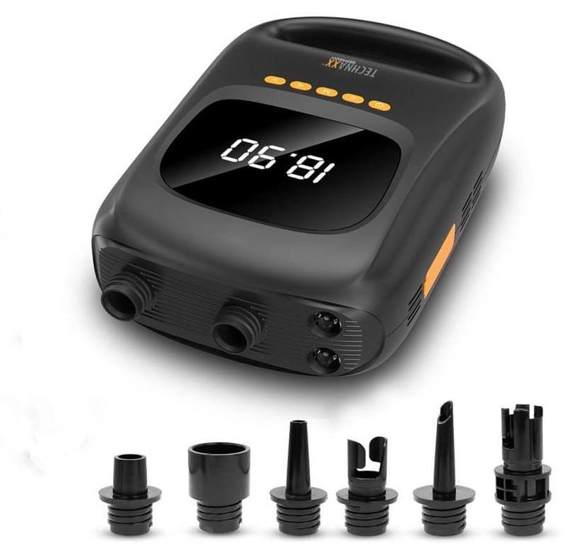 Technaxx TX-266 Opblaasapparaat, 350 liter per minuut, Zwart, USB Type C