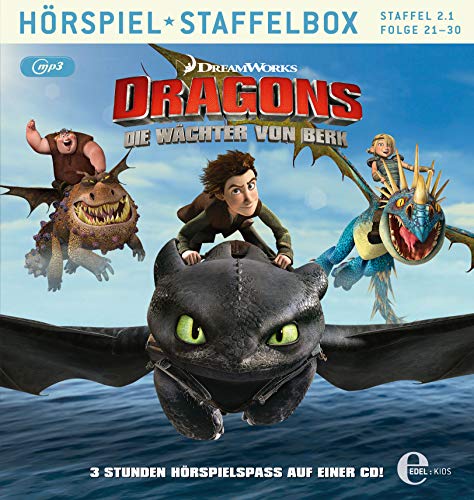 Dragons-die Wächter Von Berk - Dragons - Die Wächter von Berk - mp3-Staffelbox 2.1 (Folgen 21 - 30) - Das Original-Hörspiel zur TV-Serie - Preis vom 09.10.2026 07:28:09 h