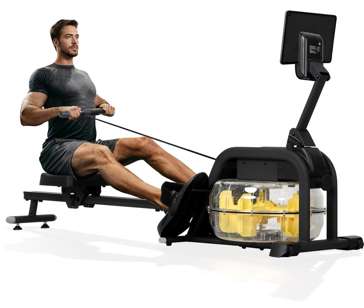 Rudergerät - Wasserwiderstand - Klappbar - Max. 135 kg - LCD-Display