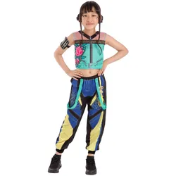 K-Pop Demon Hunters Rubies - K-Pop Zoey Core Look Costume - (142-148 cm) (L)