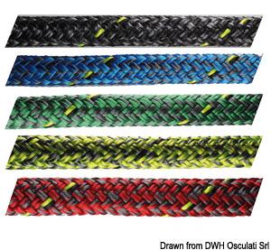 Marlow D2 Racing Geflecht, blau 8 mm Osculati 06.429.08BL