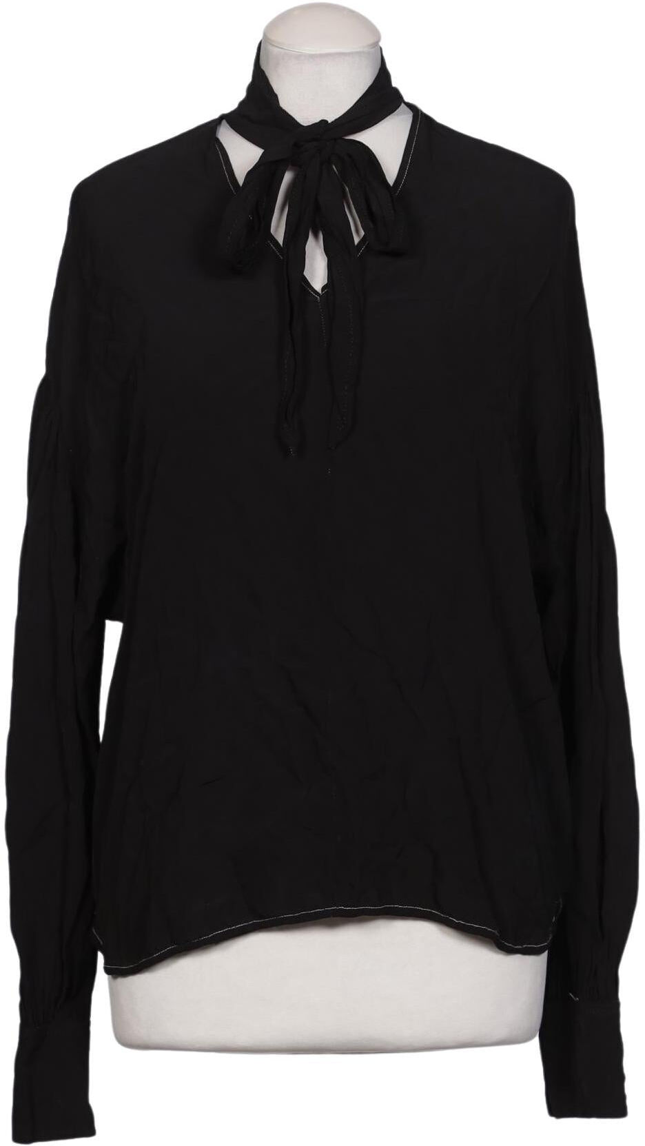 Sandro Damen Bluse, Schwarz, Gr. EU 40 (Sandro 3), Viskose - Second Hand