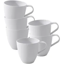 KAFFEETASSEN Pura weiß 150 ml 6er Set