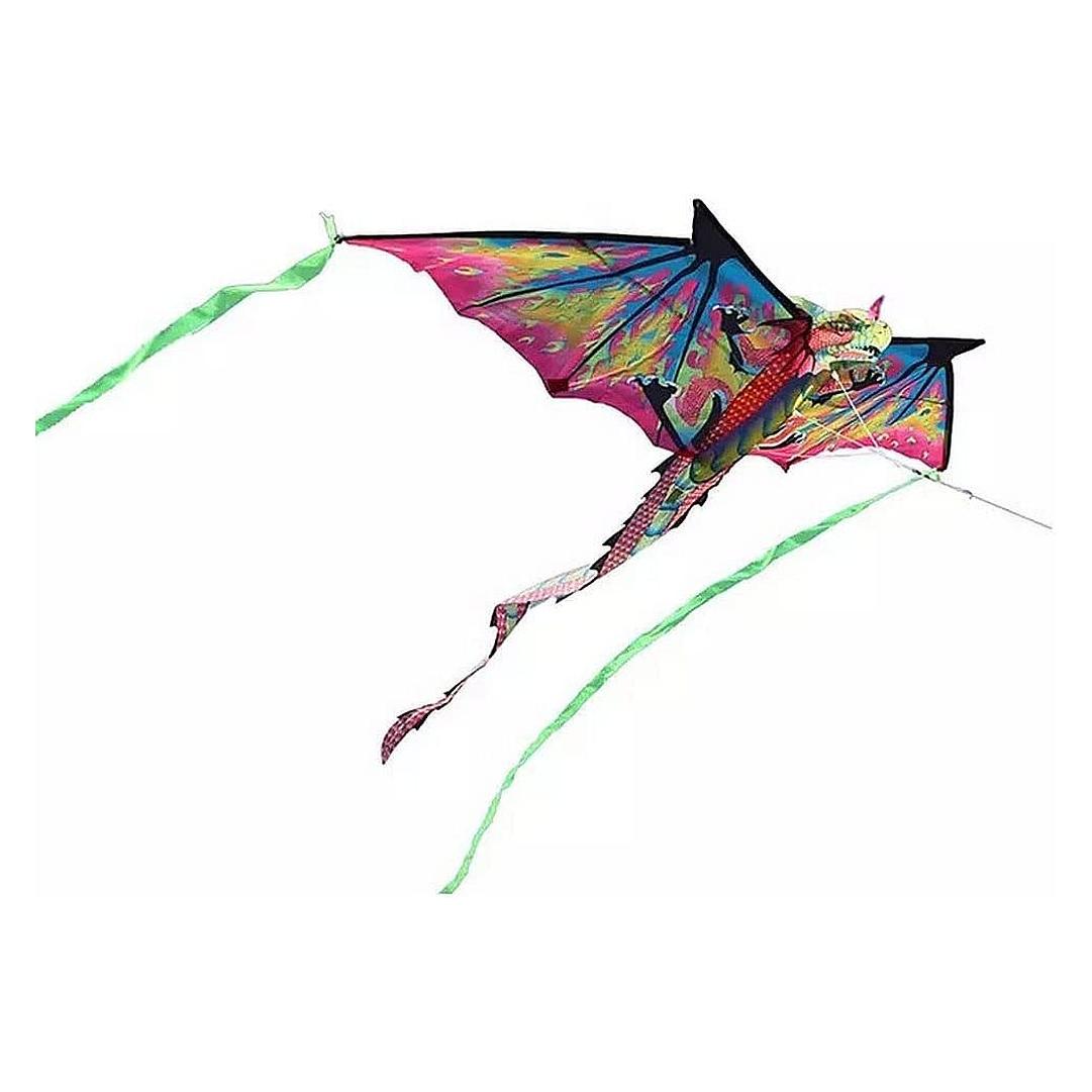 Bdt Drachen, Einleiner, Kite für Kind und Erwachsene *Phönix* inkl. 30m Leine 130x110cm (58047832)