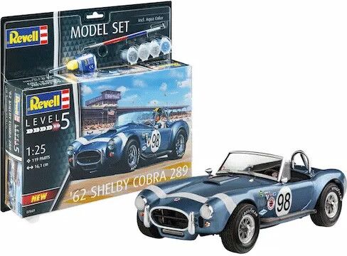 Maquette '62 Shelby Cobra 289 Level 5 échelle 1:25 - Revell