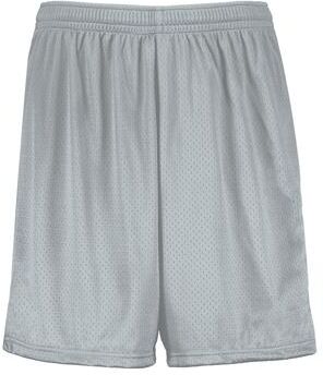 Augusta Sportswear 1850 7-Inch Modified Mesh Shorts in Silver size 4XL   Polyester