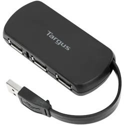 Targus 4 Port USB 2.0 Hub Schwarz