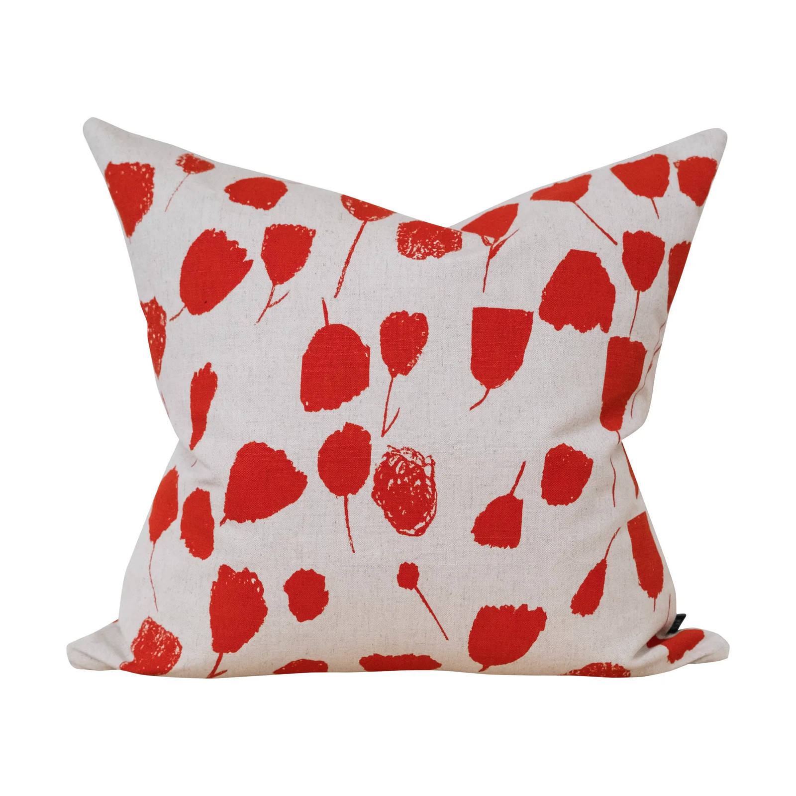 Fine Little Day Bouquet kussenhoes Nature-poppy red 48 x 48 cm