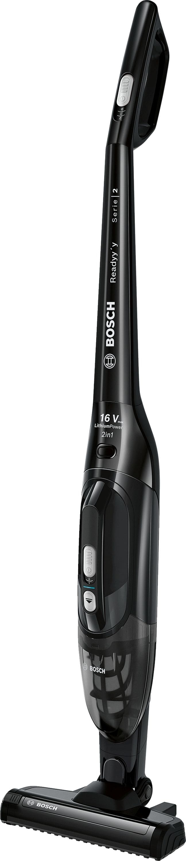 Bosch Serie 2 BCHF216B Handstaubsauger Beutellos bis 40 min Laufzeit 14,4 V Zyklonal (Schwarz)