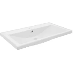 Neuesbad Keramik-Waschbecken NANU 80 cm, weiss glänzend NB1DF10341