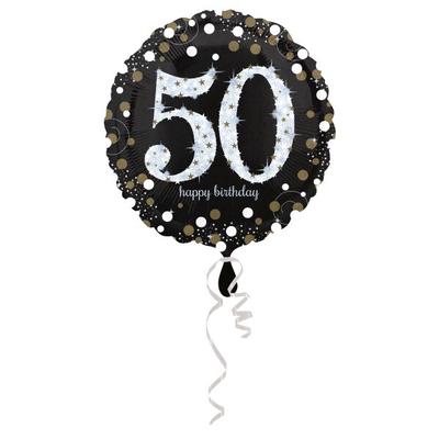 50. Geburtstag gold Folienballon