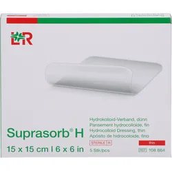 Suprasorb H Duenn 15x15cm 5 ST