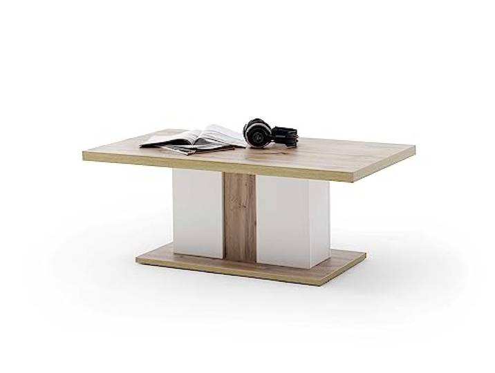 MCA Couchtisch Despina (BHT 115x45x65 cm) BHT 115x45x65 cm weiß Wohnzimmertisch Sofatisch