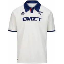 Kappa, Herren, Fussballtrikot, Auswärts-Trikot Athens Kallithea FC 2024/25 (XXL), Weiss, Blau