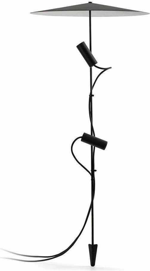 Faro CLAP 1030 LED tuinpaal, zwart, 2x6W, 3000K, 38 graden, met reflector