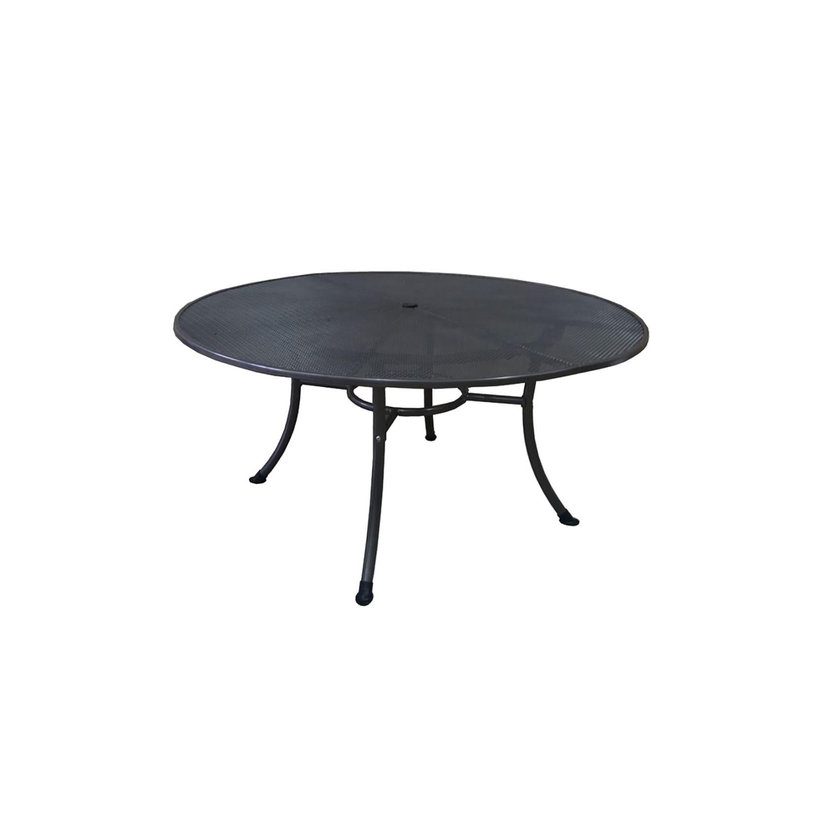 Tisch RIVO 150cm rund, Streckmetall eisengrau