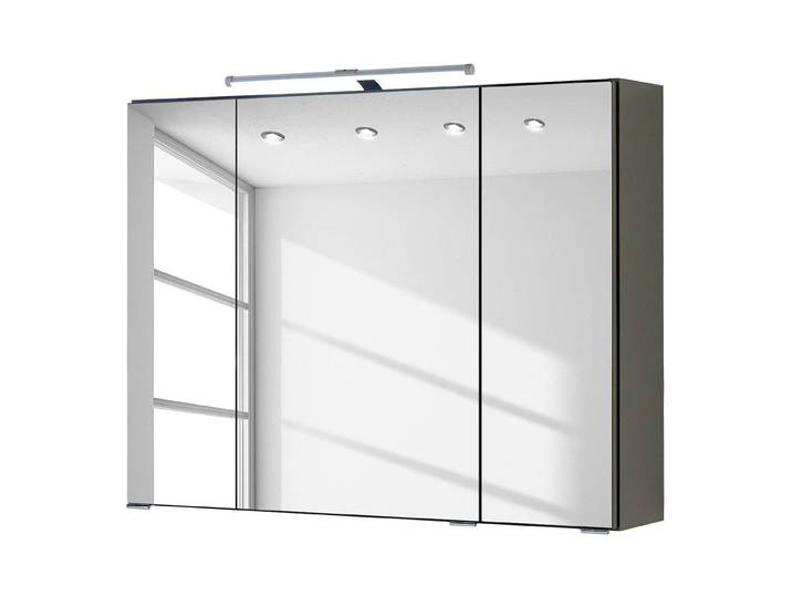 Armoire de toilette I 80cm Gris/Graphite