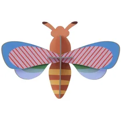 WANDSKULPTUR Bunt 12/4 cm