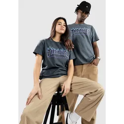 Thrasher Flame T-Shirt darkheather Gr. M