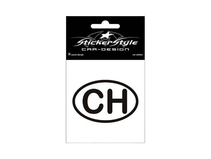 StickerStyle 3D-Sticker CH schwarz klein