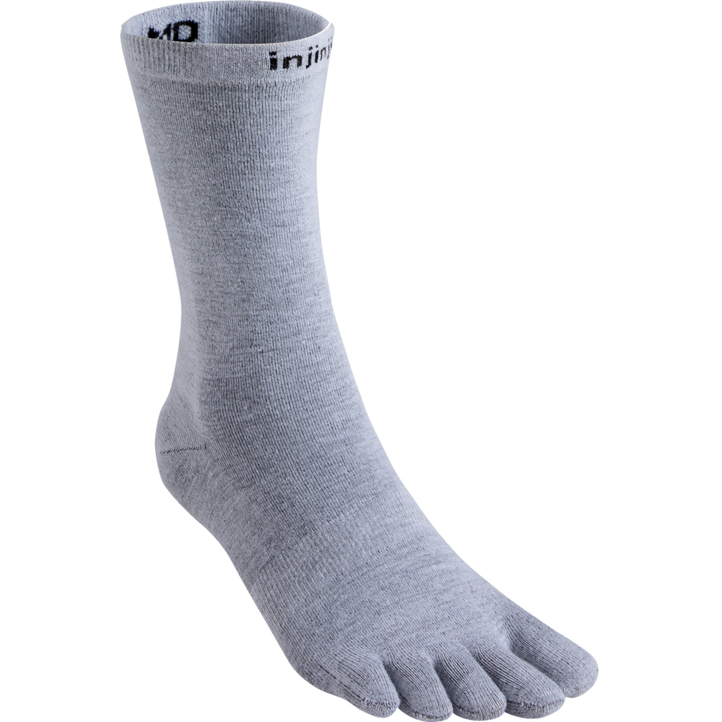 Injinji Liner Crew Wandersocken grau Größe 44.5 Camping Widerstandsfähig