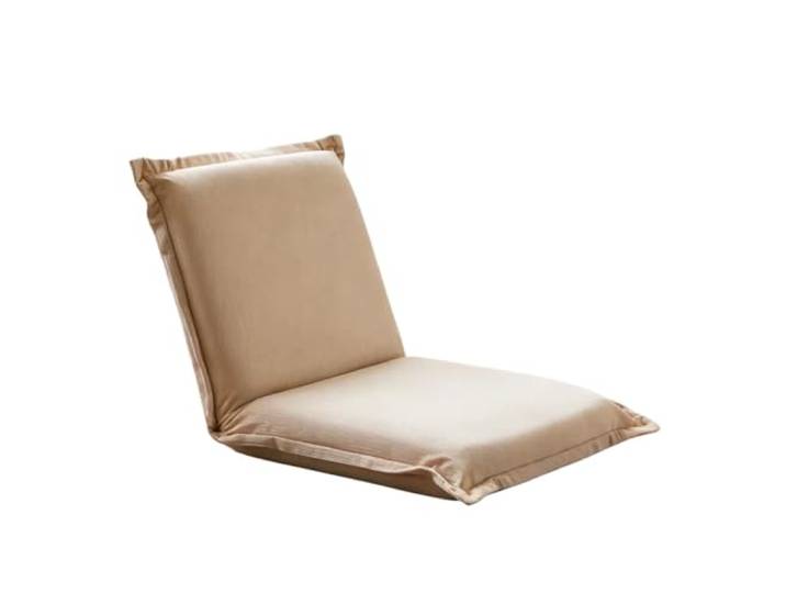Xumh2024-3 Sitzsack Klappbares Lazy-Sofa for Erkerfenster, einzelner Tatami-Bodensitz mit Rückenlehne(Weiß,Klein)