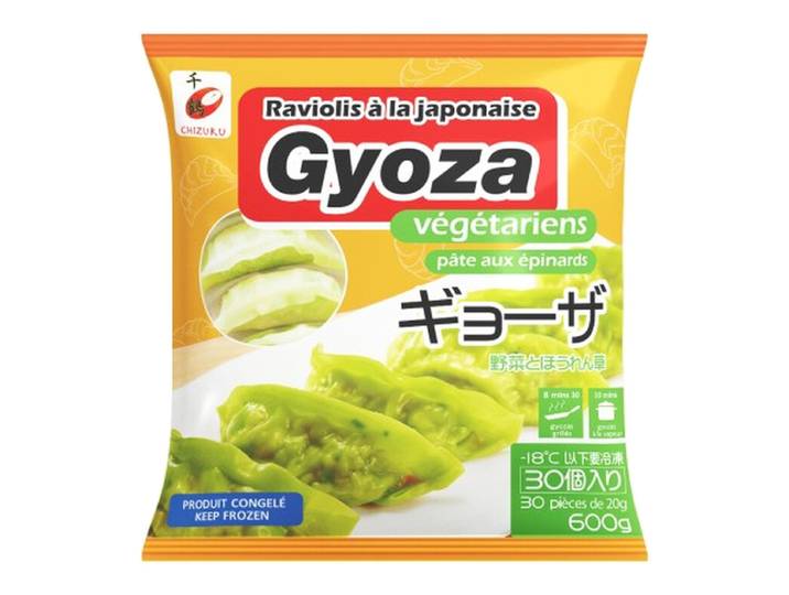 CHIZURU Raviolis gyoza végétariens aux épinards 600 g