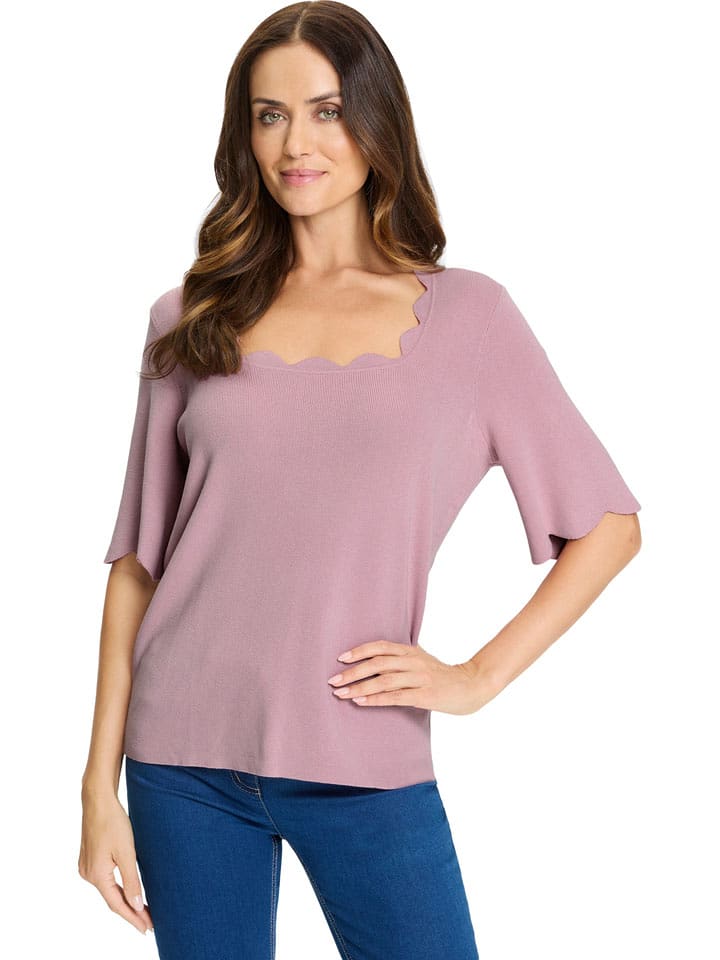 Heine Strickbluse in Rosa - 50