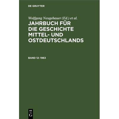 1963, Gebundene Ausgabe von , De Gruyter, 978-3-11-230853-0