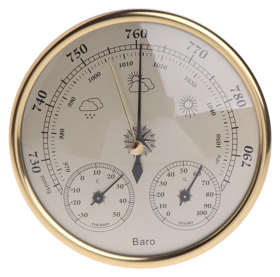 Wandbarometer, thermometer, hygrometer en weerstation voor wandmontage