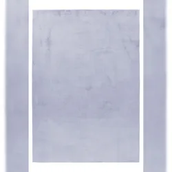 Teppich Schlafzimmer Unifarben Elegant Waschbar Strapazierfähig Wohnzimmer Esszimmer Silber 160x230 cm – NECKAR von Kadima Design