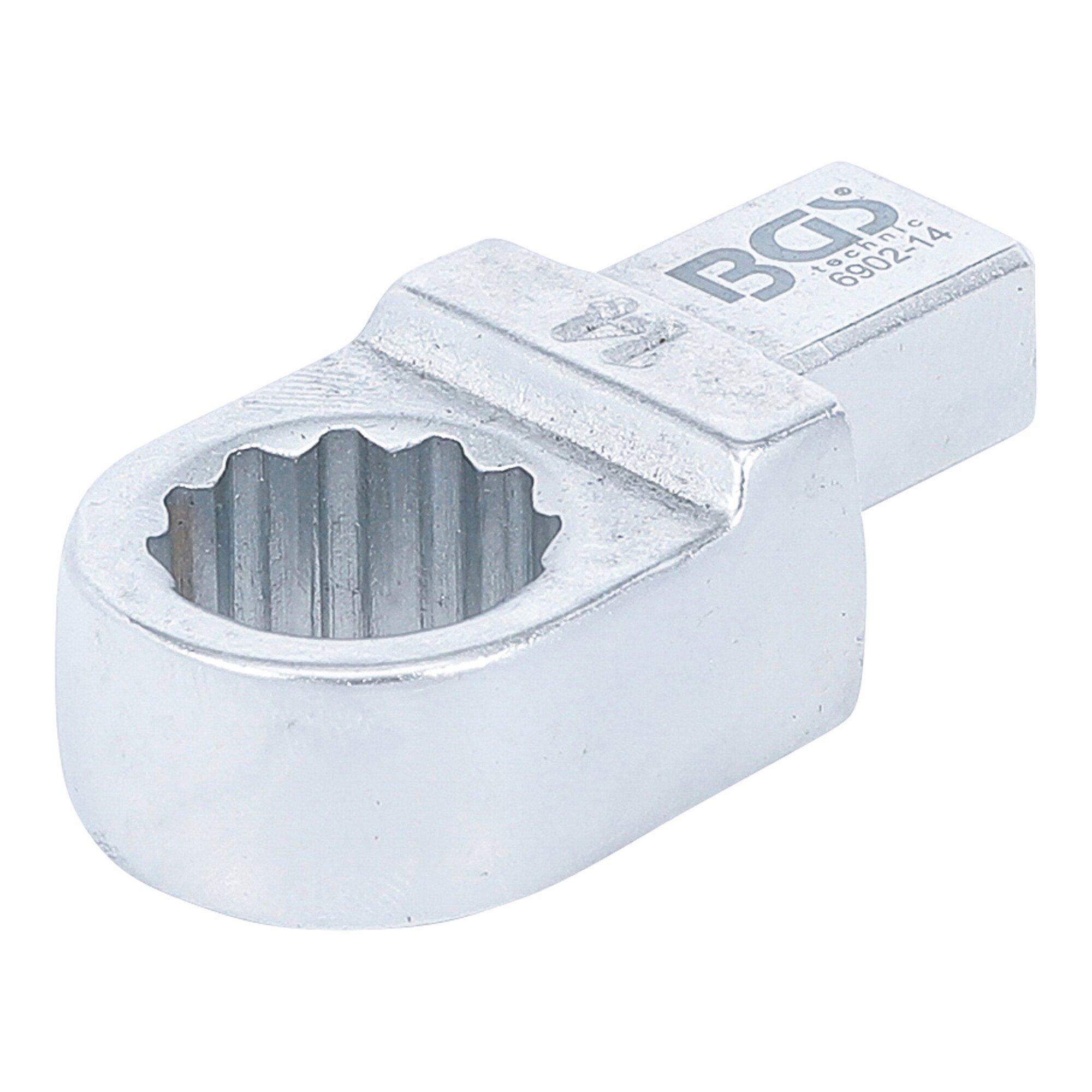 BGS Einsteck-Ringschlüssel 6902-14, 14 mm, Aufnahme 9 x 12 mm ; BGS technic)
