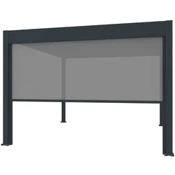 Weide Sonnenrollo 4 Maße Graphitgrau Für Weide Deluxe Pergola3.6 Meter