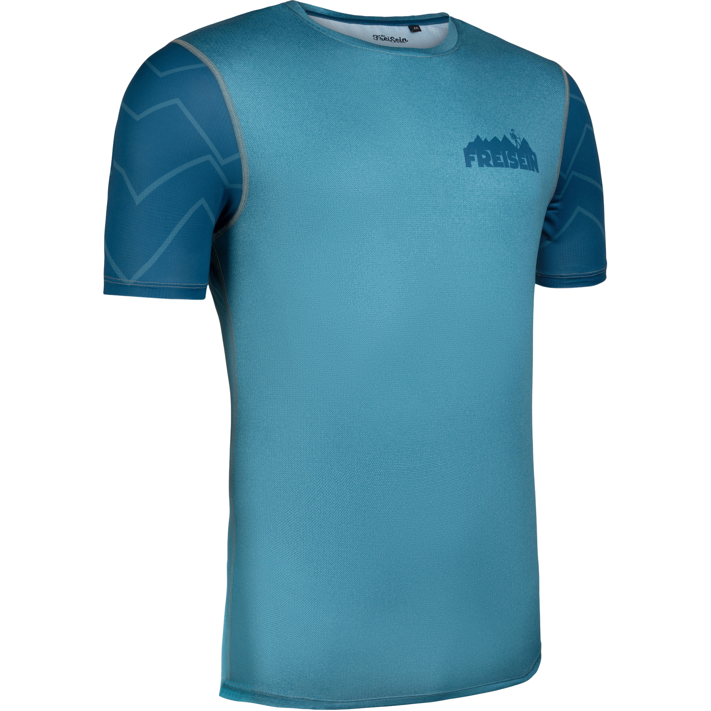 FreiSein MountainPine Herren Laufshirts tuerkis Größe L Trekking Elastisch