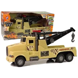 Lean Toys Roadside assistance tractor 1:10 Brown