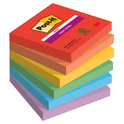 Post-it® Playful Haftnotizen 7,6 x 7,6 cm