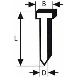 Bosch Accessories 2608200517 Senkkopf-Stift SK50 Produktabmessung, Länge 45 mm 5000 St.