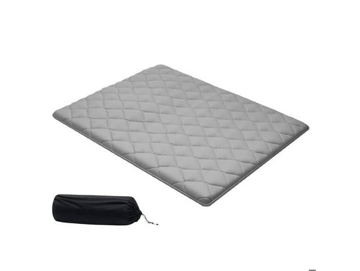 Matelas futon - DUOKU - KZ-008 - Queen 203x152x6 cm - Gris - 9 couches mémoire