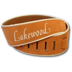 Lakewood Guitar Strap Brown Leather - Gitarrengurt