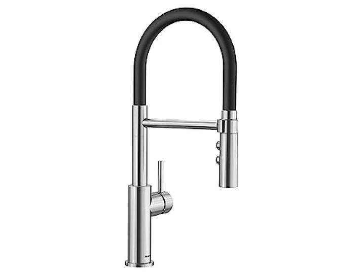 BLANCO CATRIS-S Flexo Küchenarmatur Mit herausziehbarem Schlauch [10,7x23x47,1 cm] Wechsel Klarstrahl in Brausestrahl wassersparend Rückflussverhinderer Hochdruck