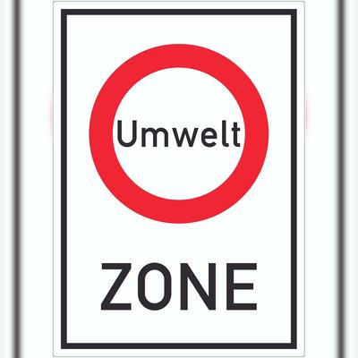 HB-Druck Umweltzone Aufkleber A7 (74x105mm)