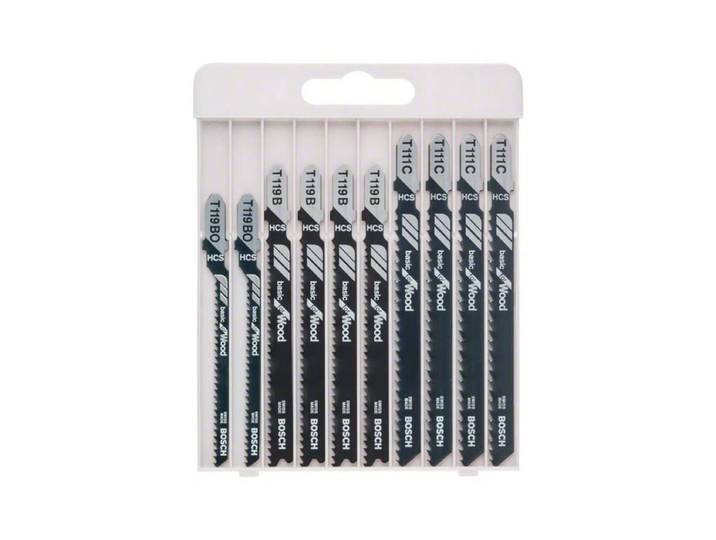 Bosch Basic for Wood Stichsägeblatt Set 10 tlg.