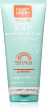 Martiderm Sun Care Active D Body Lotion protetor solar para corpo SPF 50 200 ml. Sun Care Active D Body Lotion