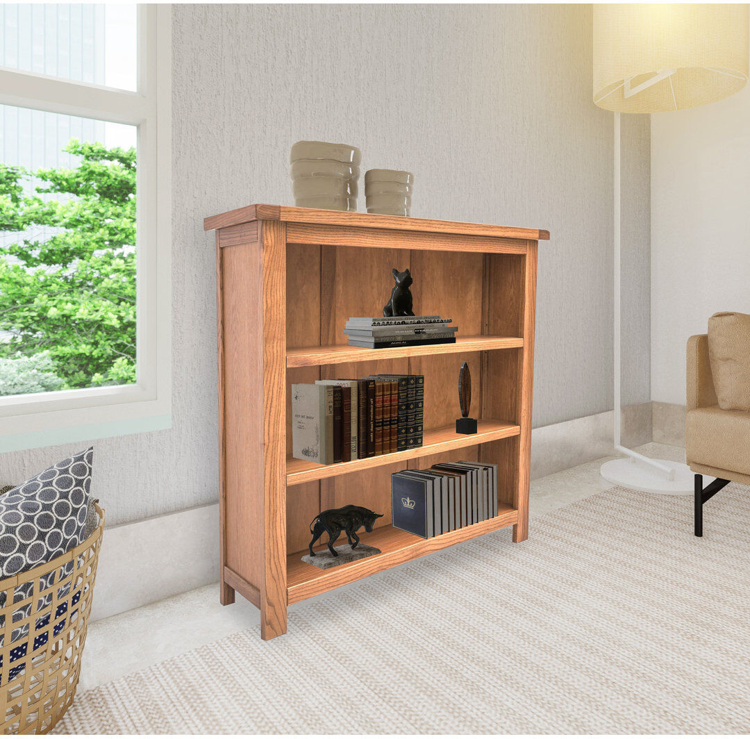 Alpen Home Rockett 90 cm H x 90 cm W Standard Bookcase Brown 90cm H X 90cm W X 30cm D