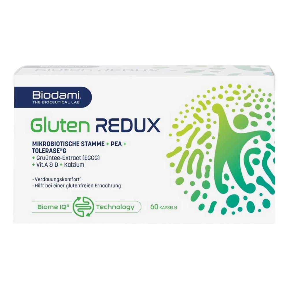 Biocuri BV Gluten Redux Darm Bakterienkult.+enzym Tolera.kps. 19388515