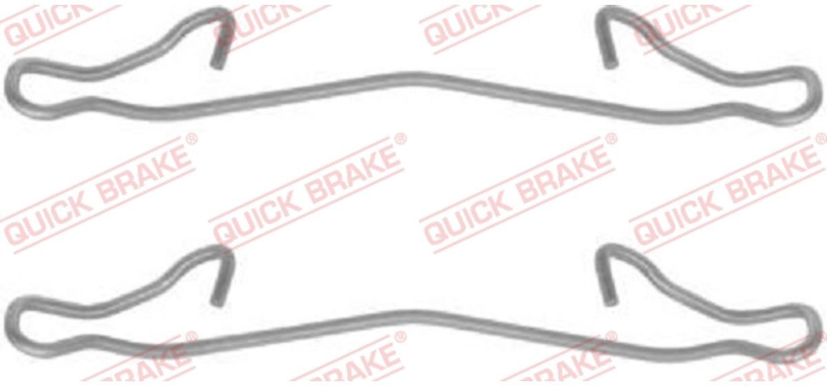 Zubehörsatz, Scheibenbremsbelag QUICK BRAKE 109-1121