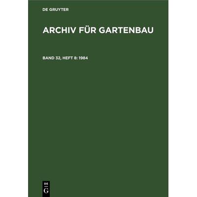 1984, Gebundene Ausgabe von , De Gruyter, 978-3-11-247521-8