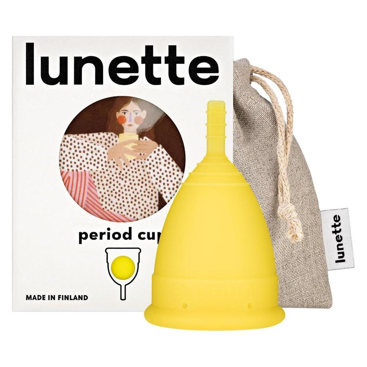 Lunette Menstruationstasse lucia gelb (2) (Lunette_gelb_2)