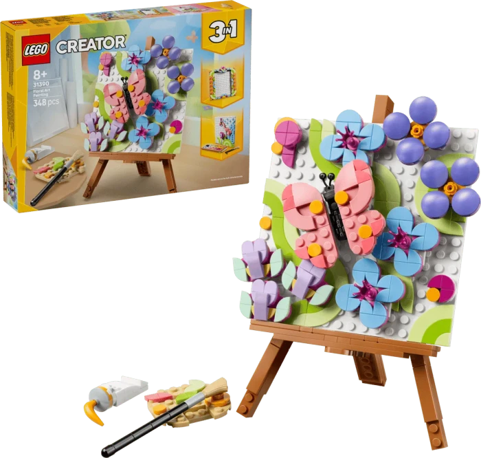 LEGO Creator 3-in-1-Set 31390 Deko-Blumengemälde